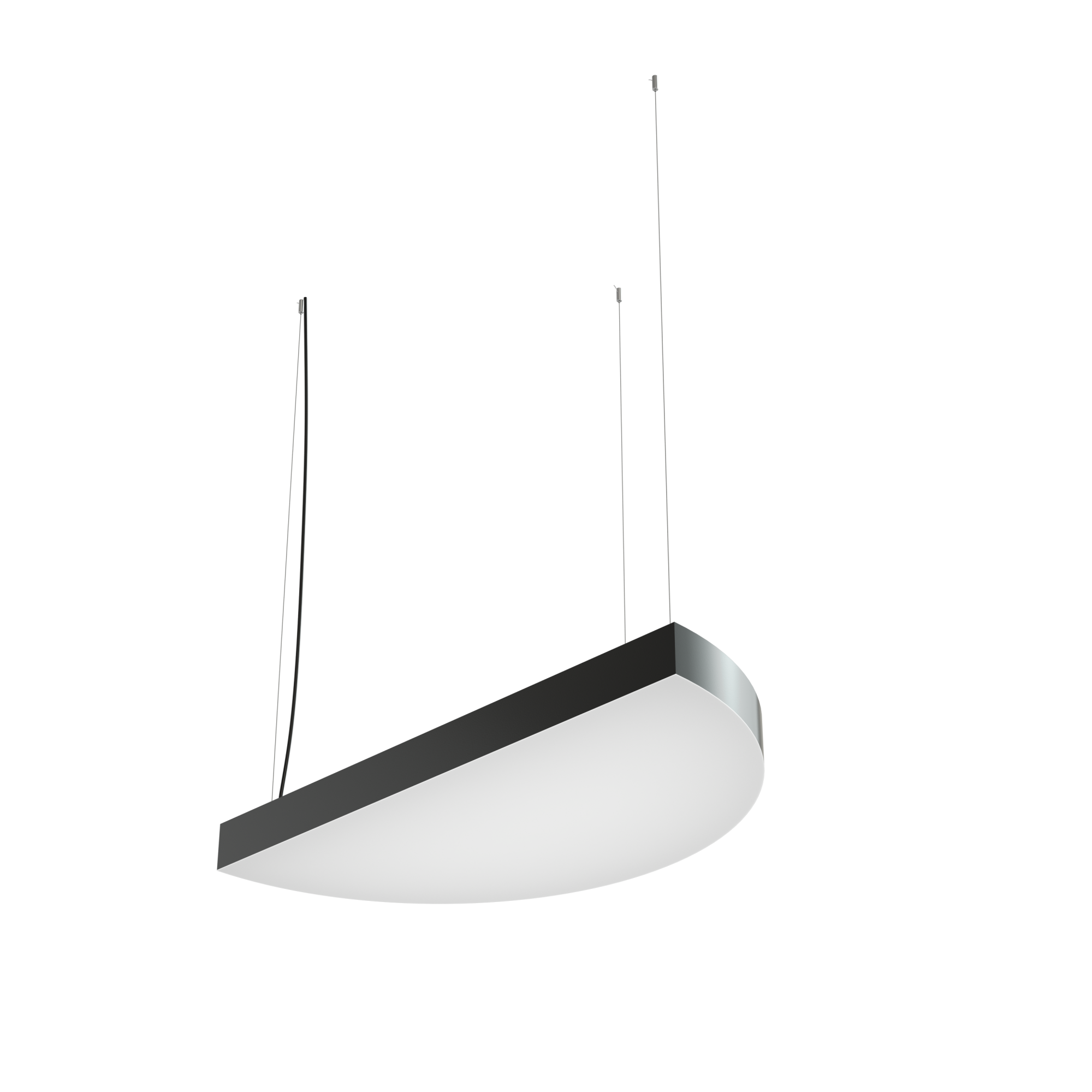 Geniled Disc Half d1000 h80 65Вт 4000К 90Ra Черный