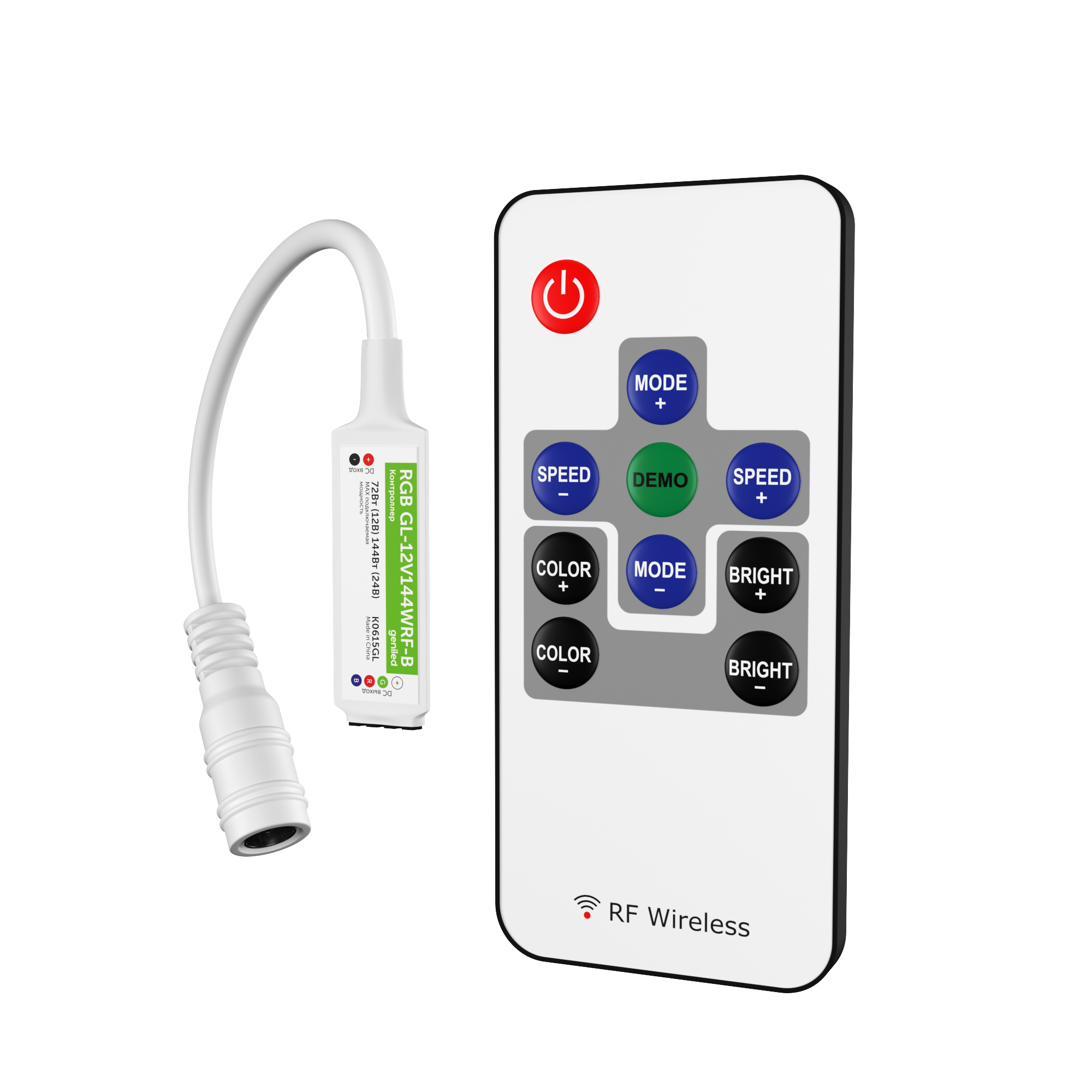 Geniled Контроллер RGB Geniled  GL-12V144WRF-B