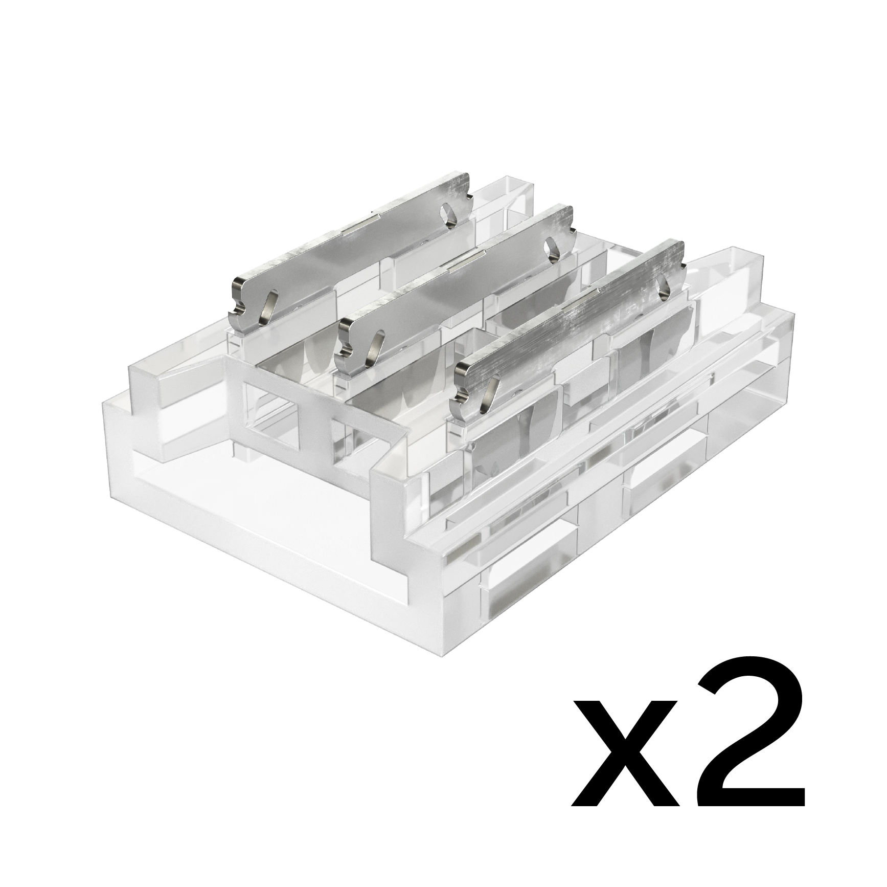 Geniled Коннектор прокалывающий 3pin для жесткого соединения светодиодной ленты Geniled MIX 8мм 2шт