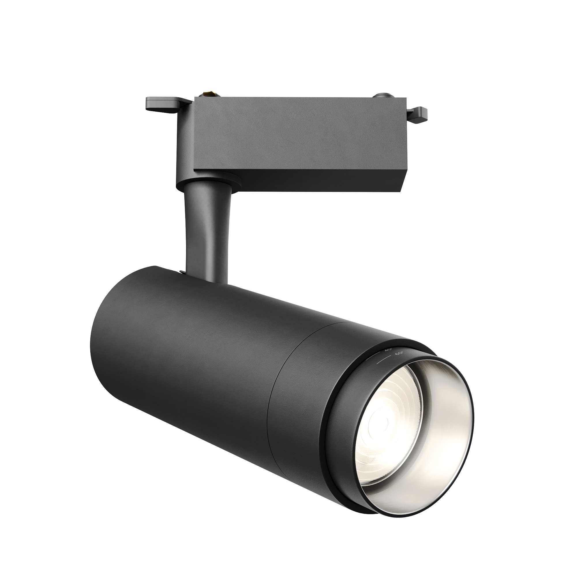 Geniled Трековый светильник Geniled Track Classic Zoom 30Вт 5000 90Ra Черный с адаптером для 1-фазного шинопровода