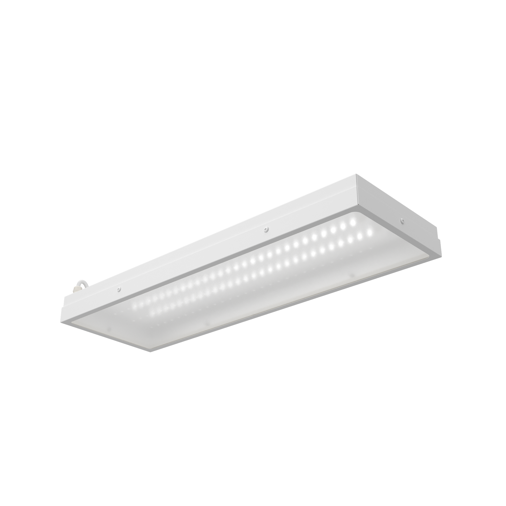 Geniled Автономный Офис Standart 595x200x45 30Вт 4000К 90Ra IP54 Матовое закаленное стекло БАП Em1