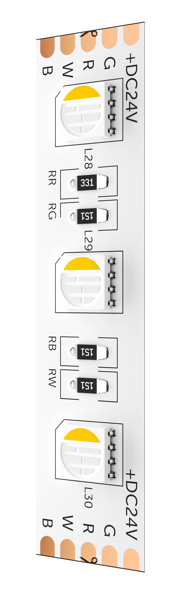 Geniled Светодиодная лента Geniled GL-60SMD5050 24В 14,4Вт/м 12x5000 RGBW 4000К IP33