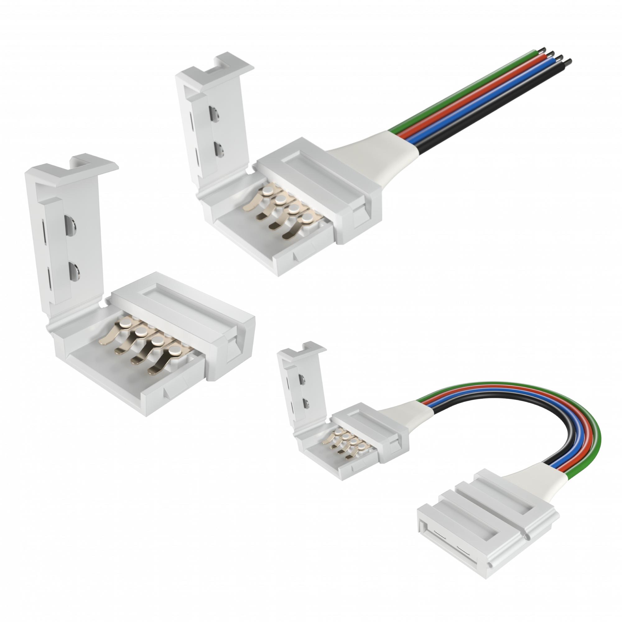 Geniled Набор для установки RGB светодиодной ленты шириной 10 мм 3 шт