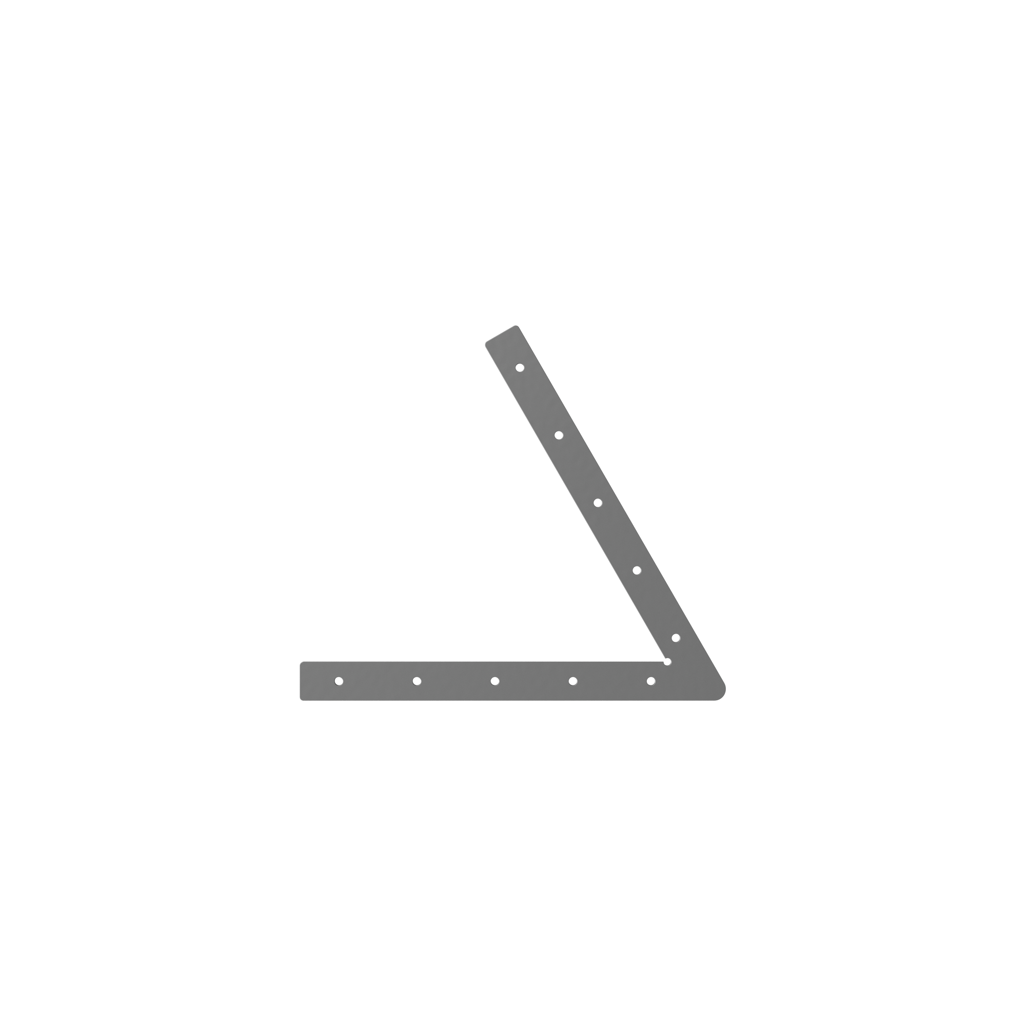 Geniled Соединитель стальной 60°, 2мм для профиля Geniled, с покрытием