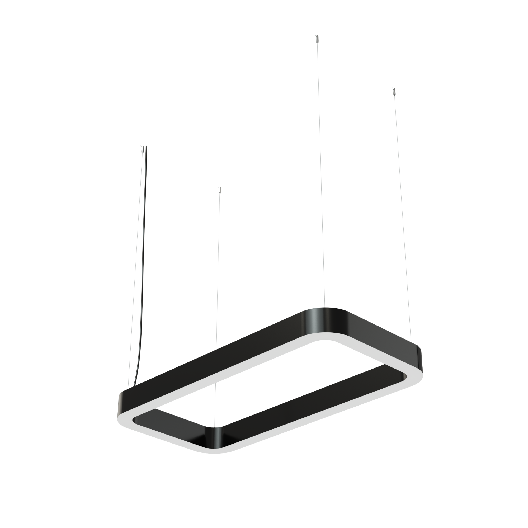 Geniled Quadro Soft Line 900x450 h60 w60  4000К 90Ra Черный