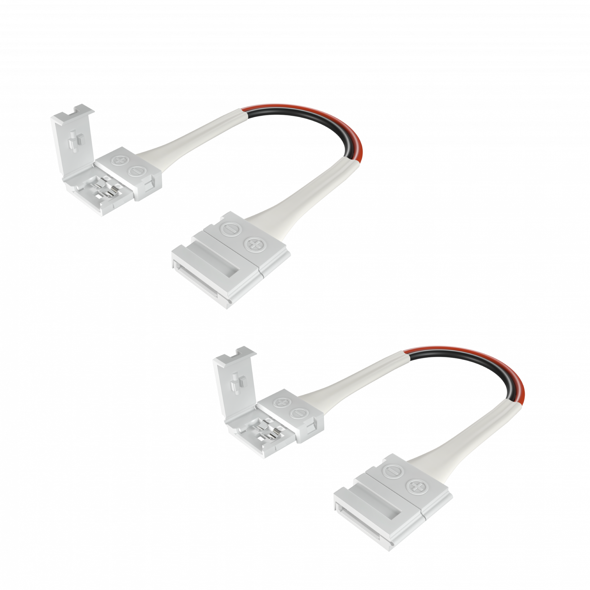 Geniled Набор проводов с коннекторами-клипсами для светодиодной ленты шириной 8мм (между контактами 3,5мм)