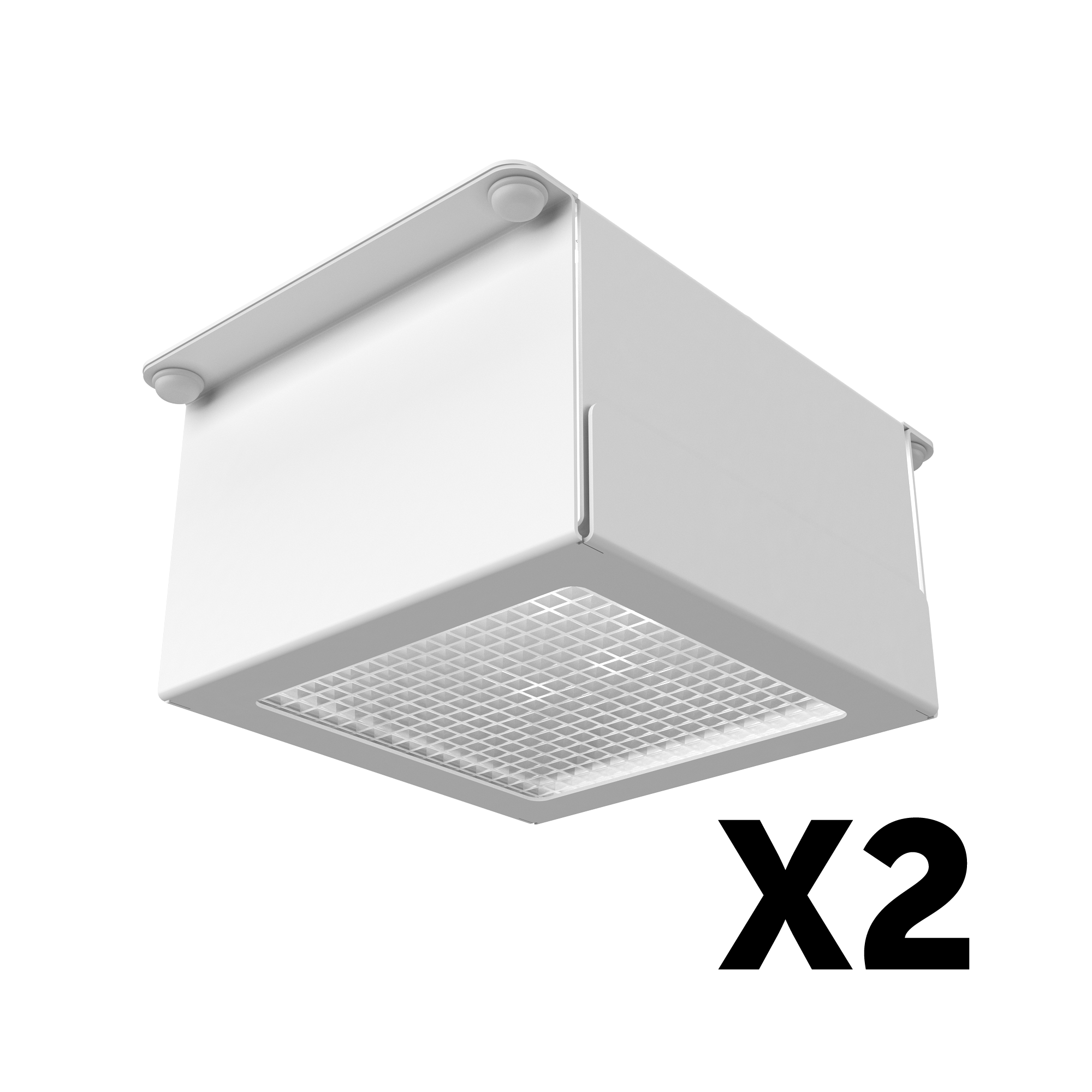 Geniled Комплект светильников Geniled Griliato Tetris x2 для ячейки 75x75 20Вт 5000К Микропризма