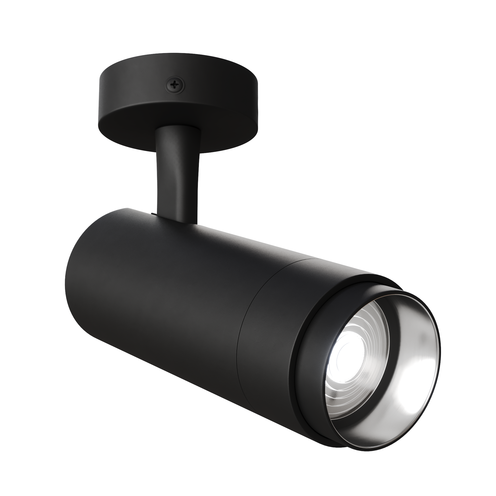 Geniled Трековый светильник Geniled Track Classic Zoom 30Вт 5000K 90Ra с потолочной чашкой 80x25 Черный