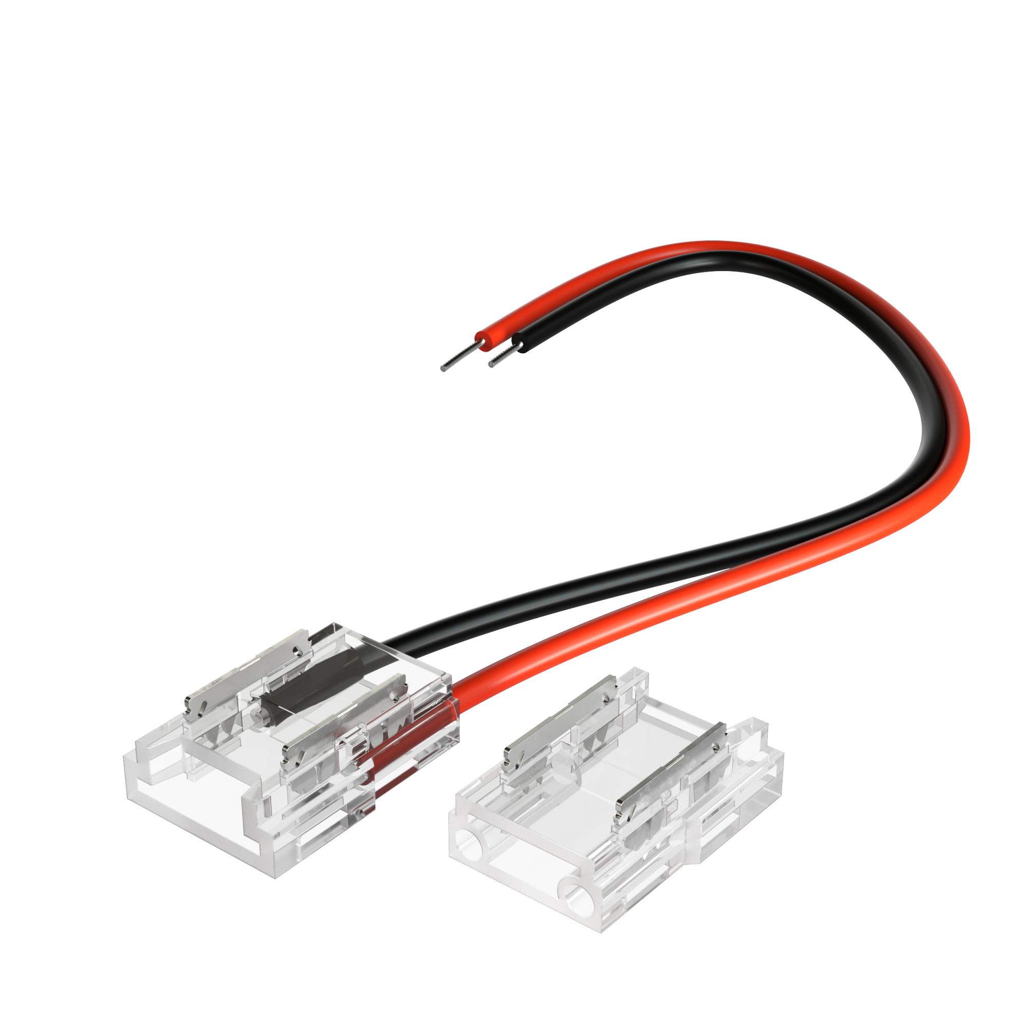 Geniled Коннекторы прокалывающие 2pin (7мм) с проводом для гибкого соединения или подключения ленты 10мм 2шт