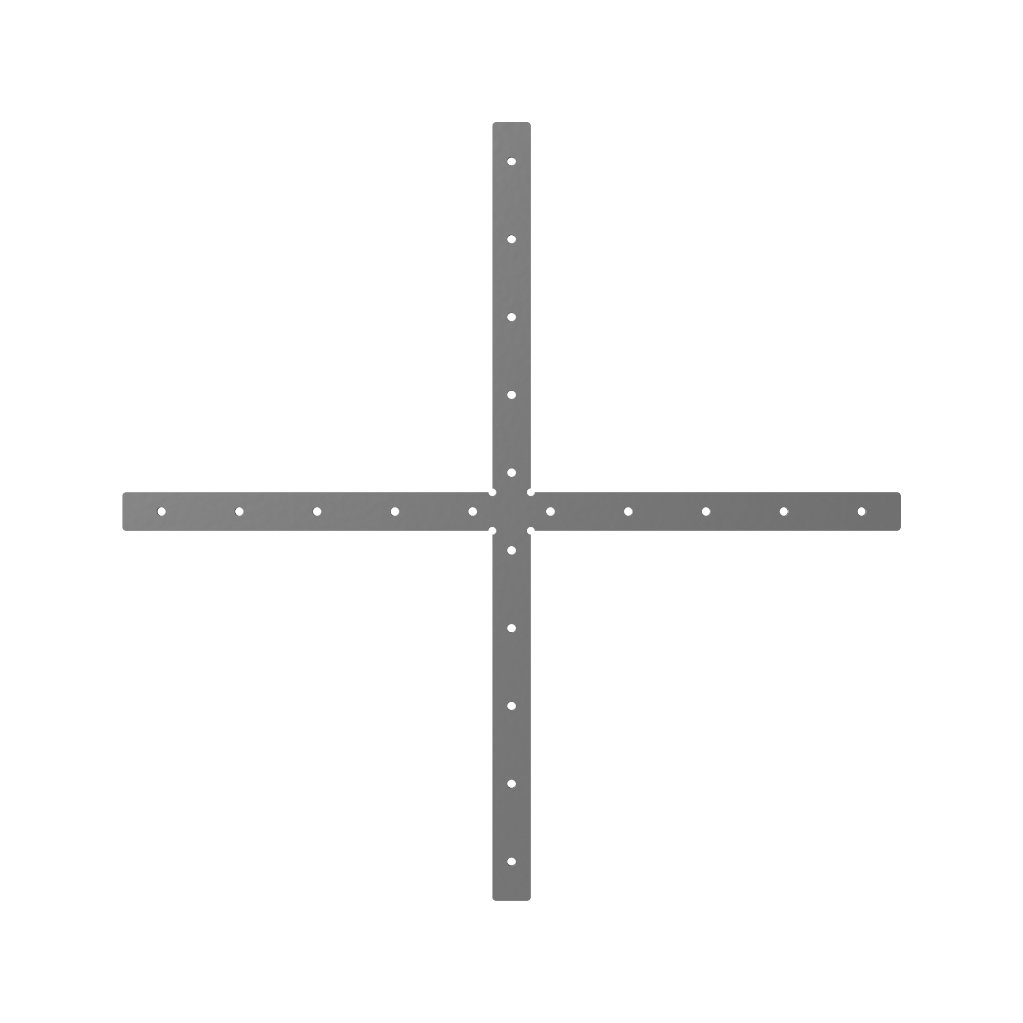 Geniled Соединитель стальной Х, 2мм для профиля Geniled, с покрытием