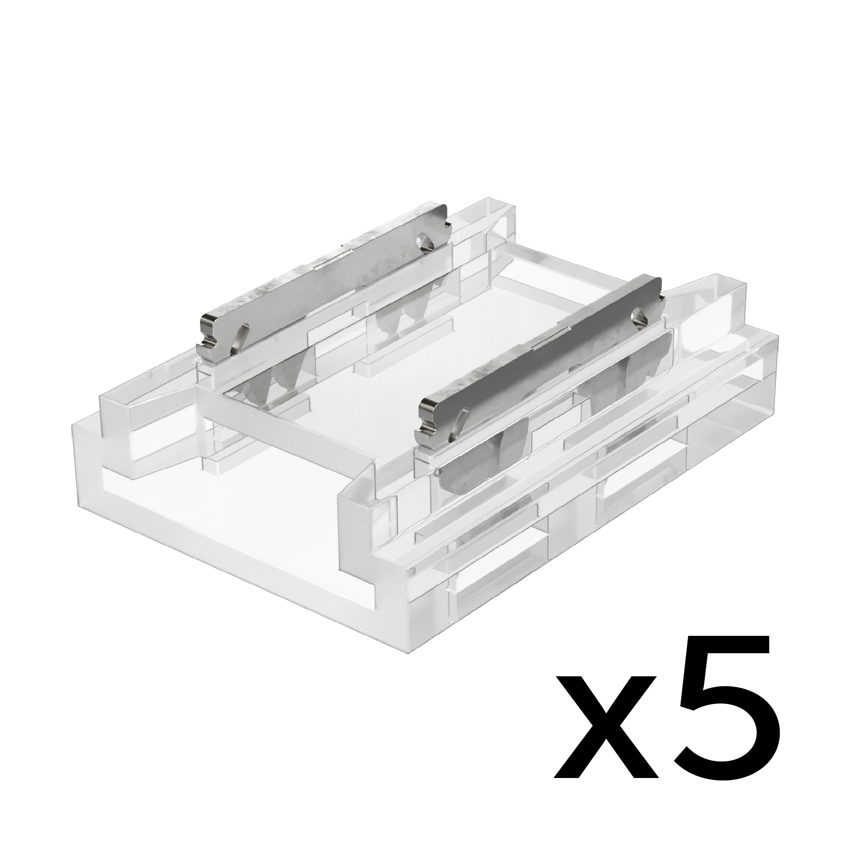 Geniled Коннектор прокалывающий 2pin (7мм) для жесткого соединения светодиодной ленты 10мм 5шт