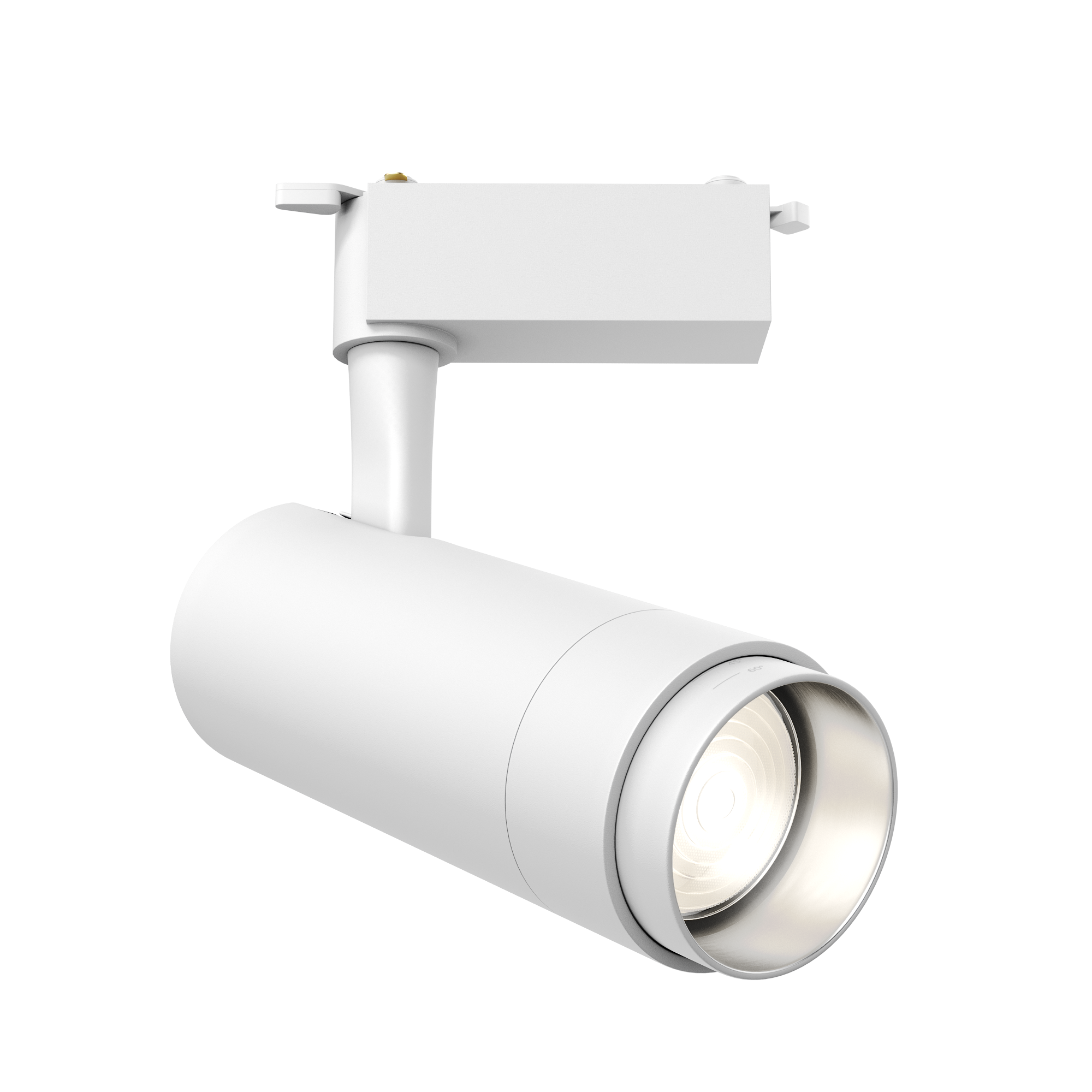 Geniled Трековый светильник Geniled Track Classic Zoom 30Вт 3000К 90Ra Белый с адаптером для 1-фазного шинопровода