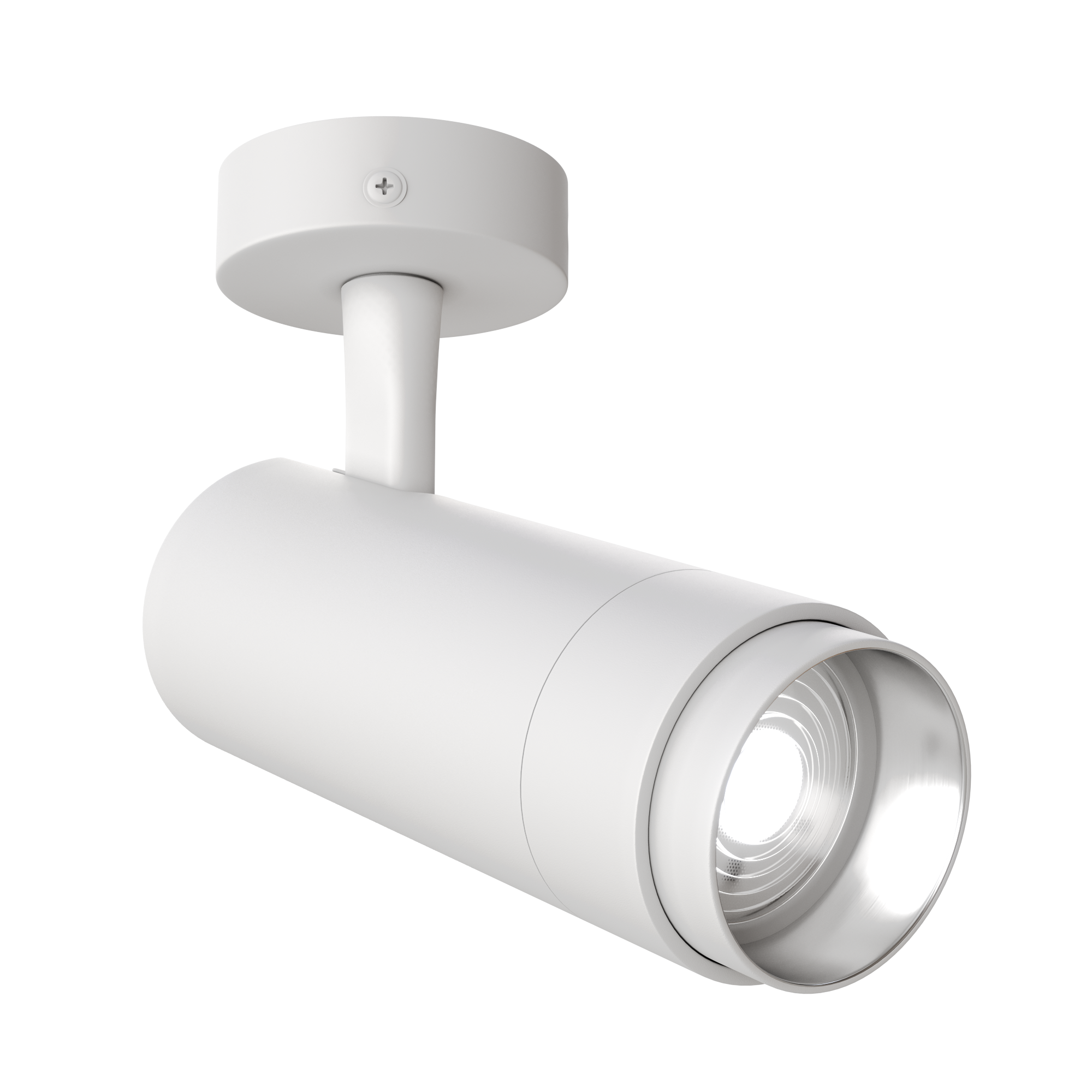 Geniled Трековый светильник Geniled Track Classic Zoom 30Вт 5000K 90Ra с потолочной чашкой 80x25 Белый