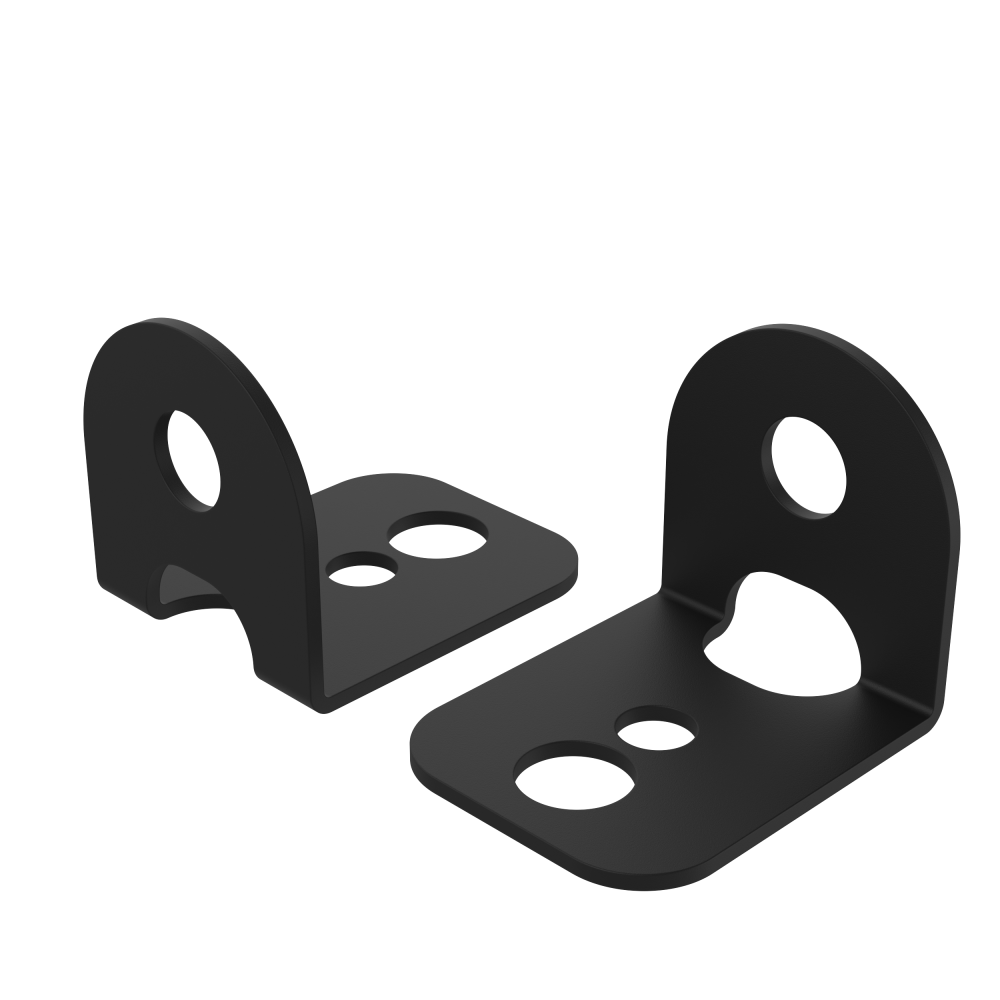 Geniled Уголок для накладного монтажа Retail, Line Черный (комплект 2 шт)