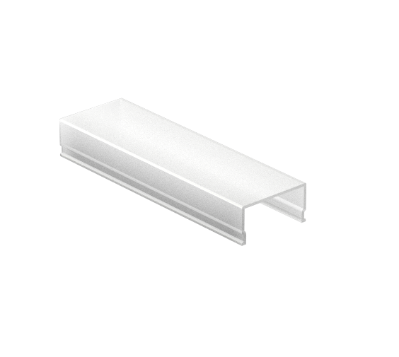 Geniled Рассеиватель для профиля Geniled прямоугольный матовый 36x14x3000мм М36