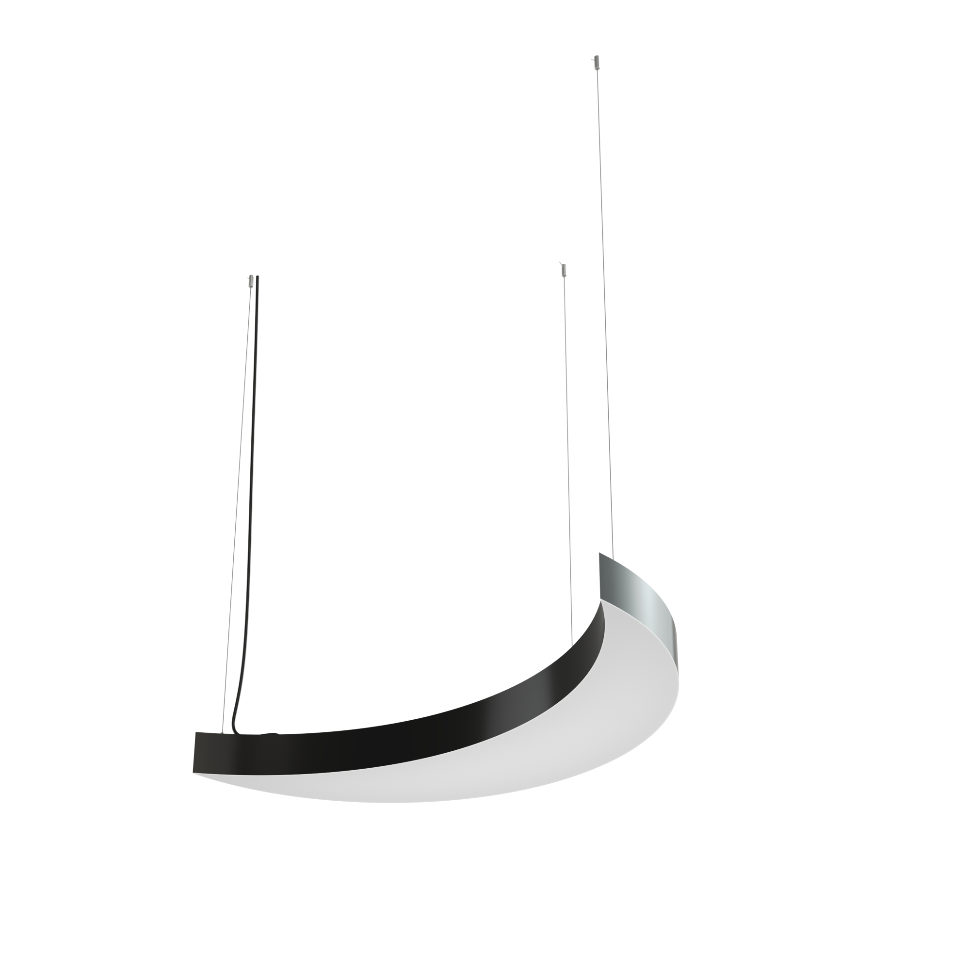 Geniled Disc Moon 1000x250 h80 38Вт 4000К 90Ra Черный