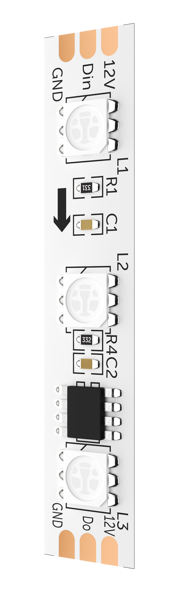 Geniled Светодиодная лента Geniled Бегущая волна RGB с контроллером Wave GL-12V72WIR-B