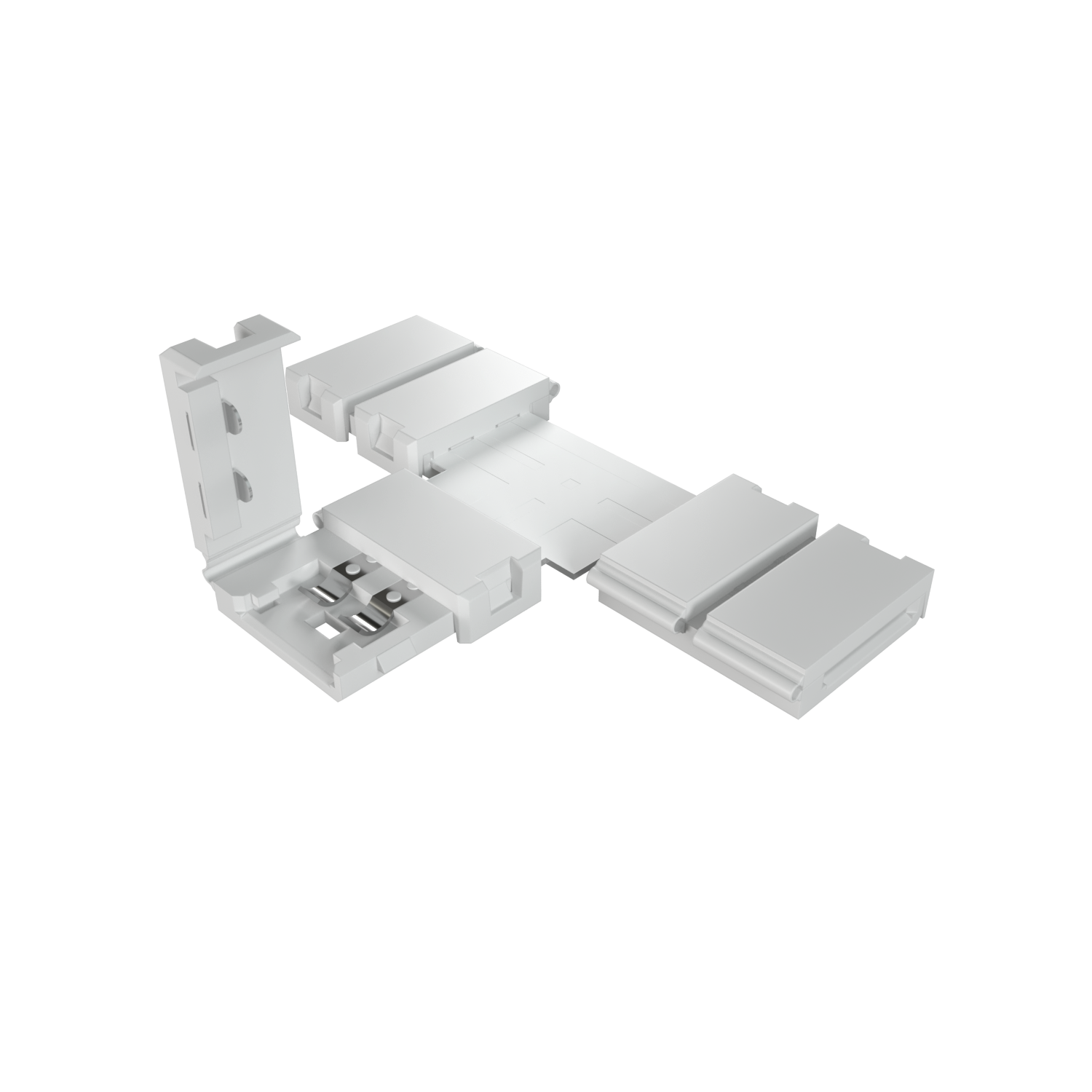 Geniled Набор коннекторов-клипс для одноцветной светодиодной ленты 8мм с Т-образным соединителем