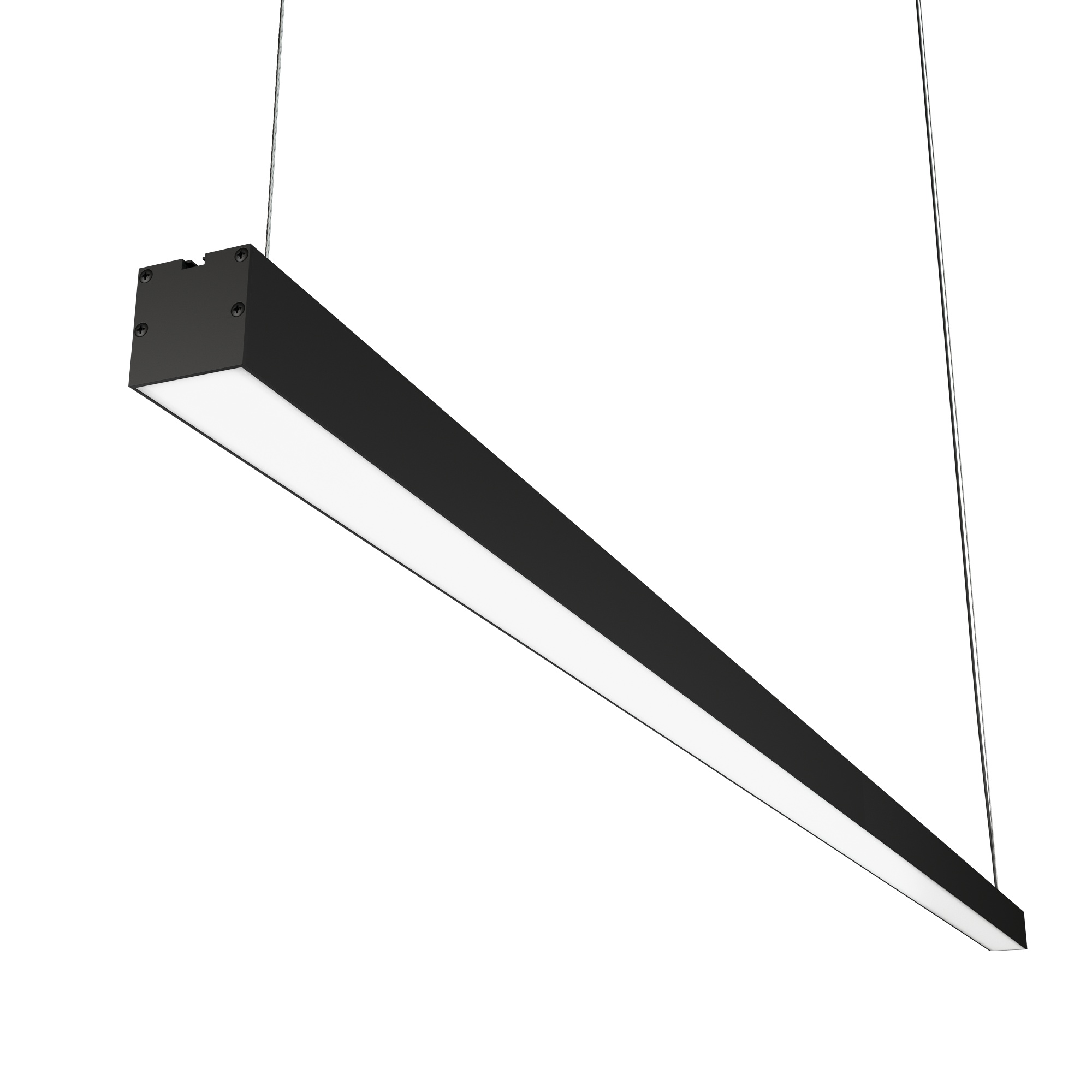 Geniled Line Alum Super 1960x50x50 40Вт 4000К 90Ra Опал Черный